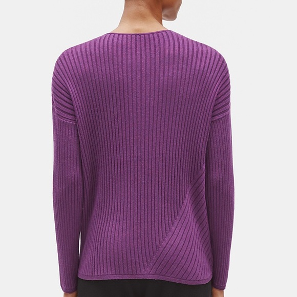 Eileen Fisher Tencel & Organic Cotton/Silk Top - Picture 4 of 6